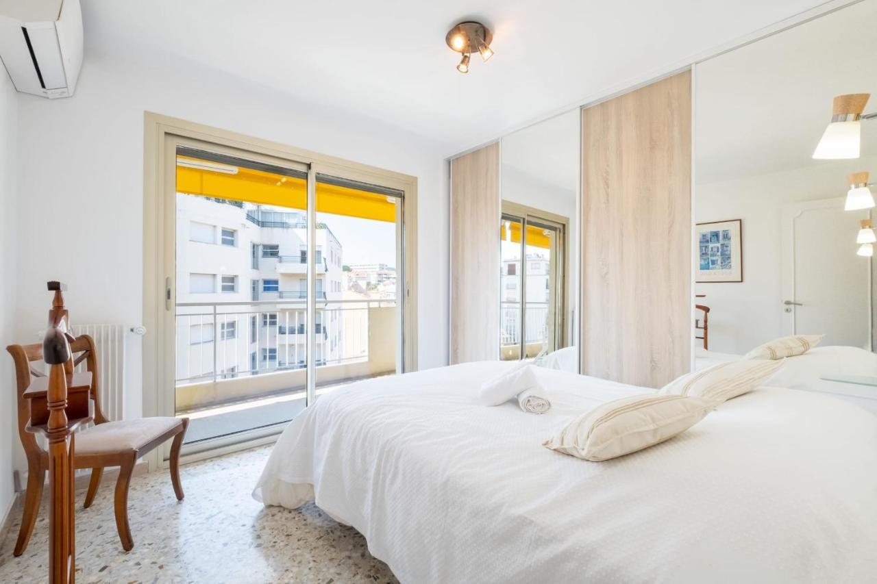 3-br Near Downtown Sea View Parking Appartement Cannes